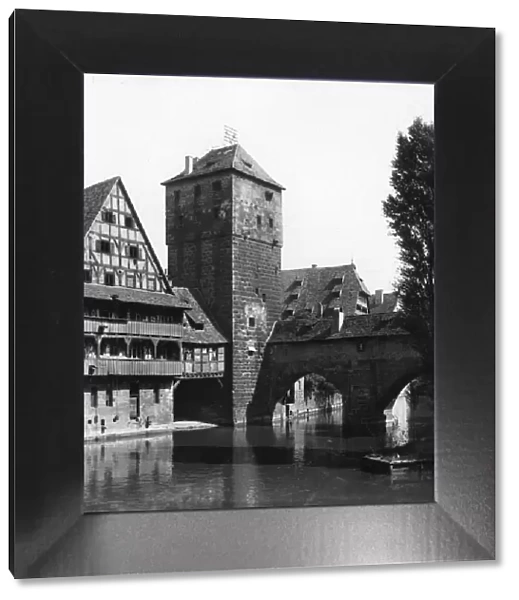 Henkersteg (The Hangmans Bridge), Nuremberg, Bavaria, Germany, c1900s. Artist: Wurthle & Sons