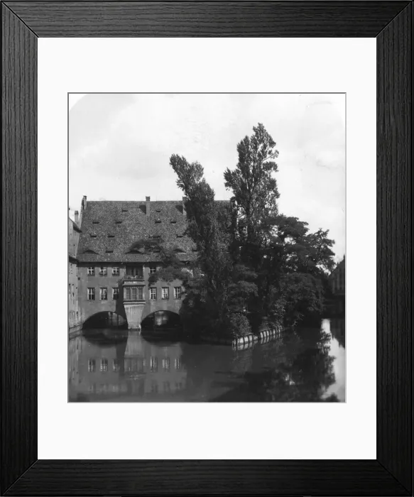 Framed Print : Holy Spirit Hospital, Nuremberg, Bavaria, Germany, c1900s. Artist: Wurthle & Sons Framed Print : Holy Spirit Hospital, Nuremberg, Bavaria, Germany, c1900s. Artist: Wurthle & Sons