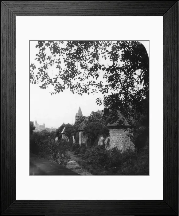 Framed Print : Stadtgraben, Bavaria, Germany, c1900s. Artist: Wurthle & Sons Framed Print : Stadtgraben, Bavaria, Germany, c1900s. Artist: Wurthle & Sons