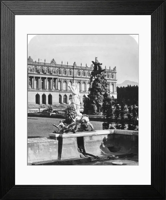Framed Print : Herrenchiemsee Palace, Bavaria, Germany, c1900s. Artist: Wurthle & Sons Framed Print : Herrenchiemsee Palace, Bavaria, Germany, c1900s. Artist: Wurthle & Sons
