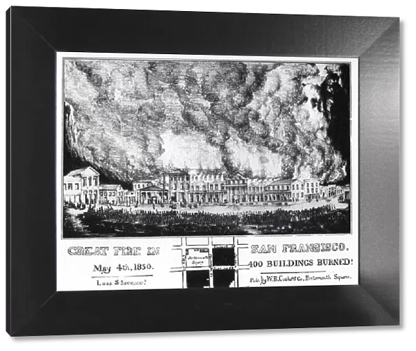 The great fire in San Francisco, California, 1850 (1937)