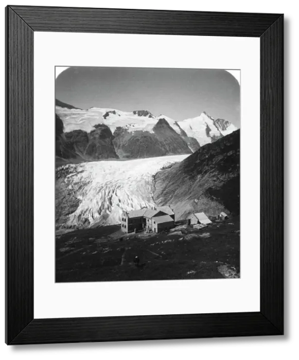 Framed Print : Glocknerhaus, Grossglockner, Austria, c1900s. Artist: Wurthle & Sons Framed Print : Glocknerhaus, Grossglockner, Austria, c1900s. Artist: Wurthle & Sons