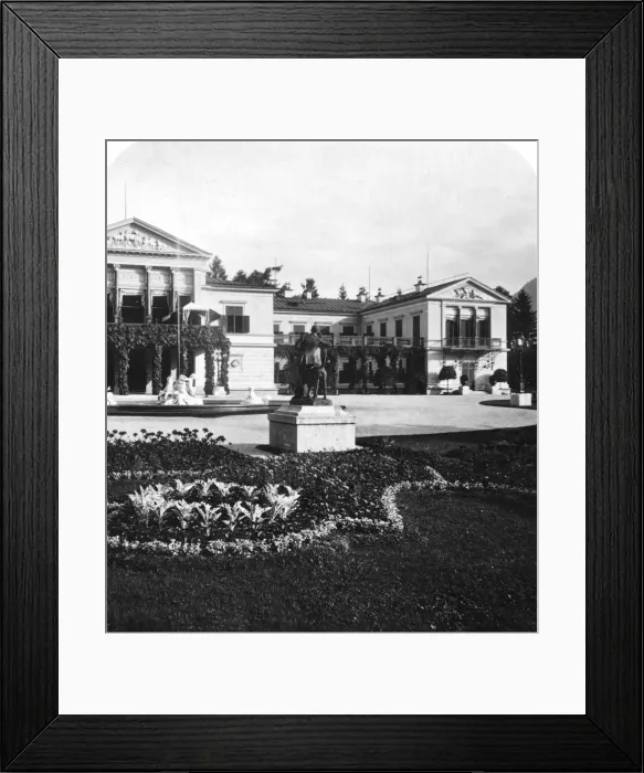 Framed Print : The Kaiservilla, Bad Ischl, Salzkammergut, Austria, c1900s. Artist: Wurthle & Sons Framed Print : The Kaiservilla, Bad Ischl, Salzkammergut, Austria, c1900s. Artist: Wurthle & Sons
