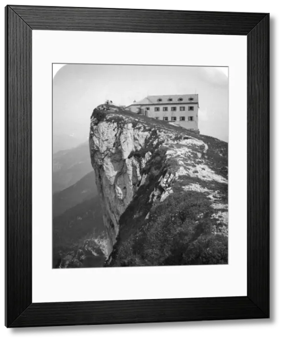 Framed Print : Hotel on the top of Mount Schafberg, Salzkammergut, Austria, c1900s. Artist: Wurthle & Sons Framed Print : Hotel on the top of Mount Schafberg, Salzkammergut, Austria, c1900s. Artist: Wurthle & Sons