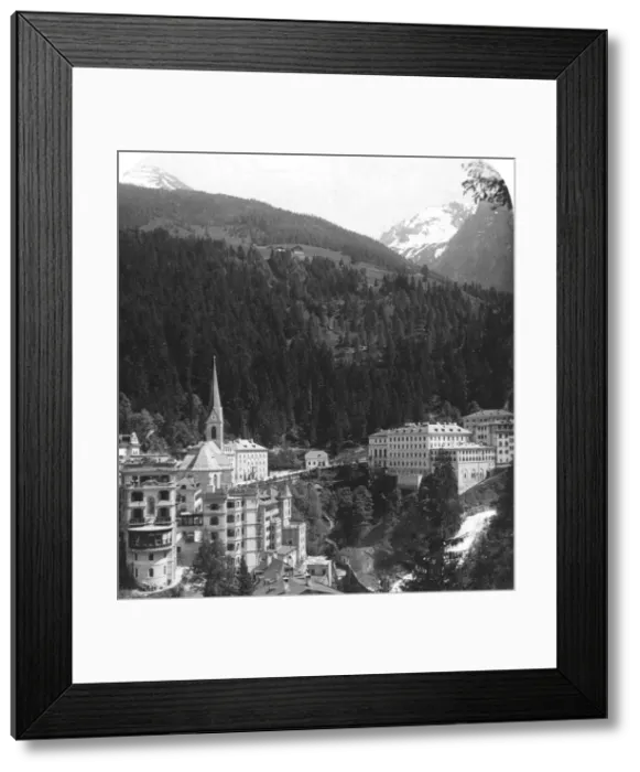 Framed Print : Schwarzenberg, Badgastein, Austria, c1900s. Artist: Wurthle & Sons Framed Print : Schwarzenberg, Badgastein, Austria, c1900s. Artist: Wurthle & Sons