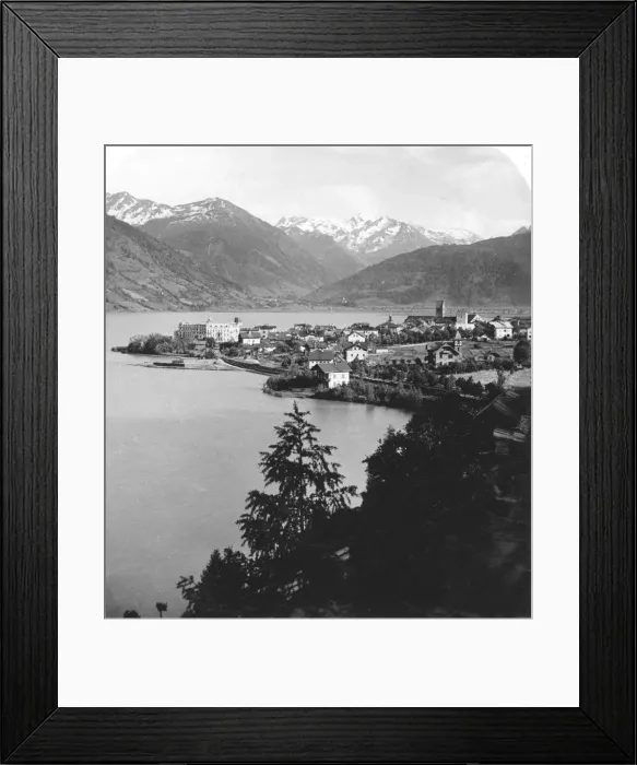 Framed Print : Zell am See, Salzburg, Austria, c1900s. Artist: Wurthle & Sons Framed Print : Zell am See, Salzburg, Austria, c1900s. Artist: Wurthle & Sons