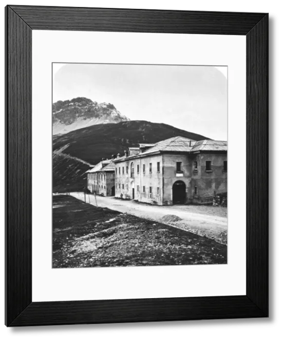 Framed Print : Santa Maria, on the Umbrail mountain pass, Tyrol, c1900s. Artist: Wurthle & Sons Framed Print : Santa Maria, on the Umbrail mountain pass, Tyrol, c1900s. Artist: Wurthle & Sons