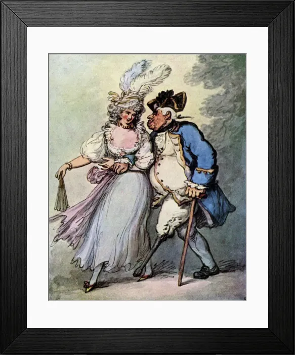 Framed Print : A French Frigate Towing an English Man-of-War into Port, late 18th-early 19th century, (1929). Artist: Thomas Rowlandson Framed Print : A French Frigate Towing an English Man-of-War into Port, late 18th-early 19th century, (1929). Artist: Thomas Rowlandson