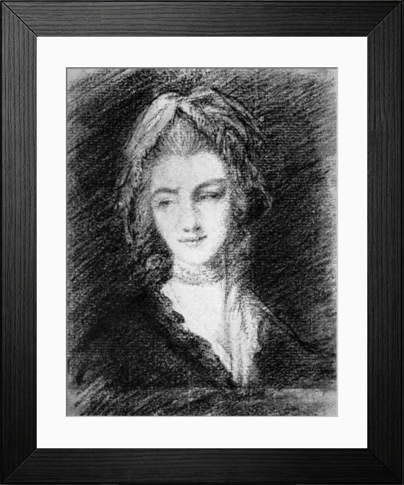 Framed Print : Queen Charlotte, c1780s, (1929). Artist: Thomas Gainsborough Framed Print : Queen Charlotte, c1780s, (1929). Artist: Thomas Gainsborough