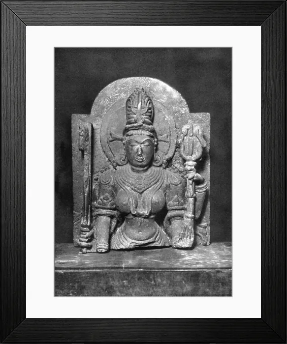 Framed Print : Devi sculpture, Western India, c900 AD, (1929) Framed Print : Devi sculpture, Western India, c900 AD, (1929)