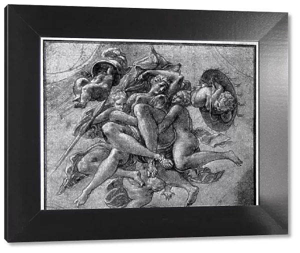 Design for the Ulysses Gallery, Fontainebleau, c1540s, (1926). Artist: Francesco Primaticcio