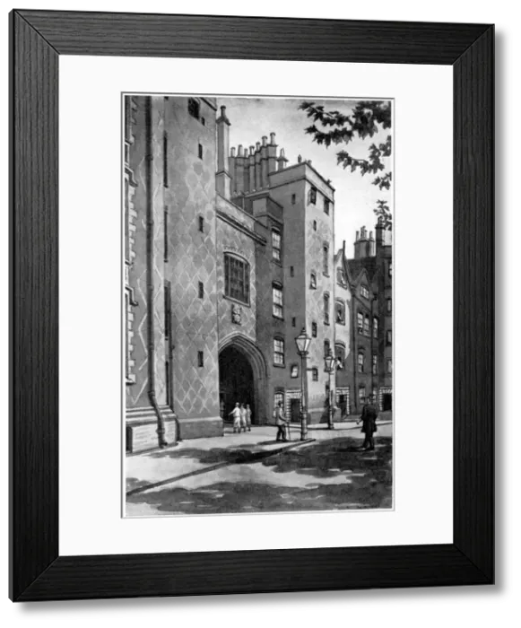 Framed Print : Old gateway to Lincolns Inn, London, 1933. Artist: RA Wilson Framed Print : Old gateway to Lincolns Inn, London, 1933. Artist: RA Wilson