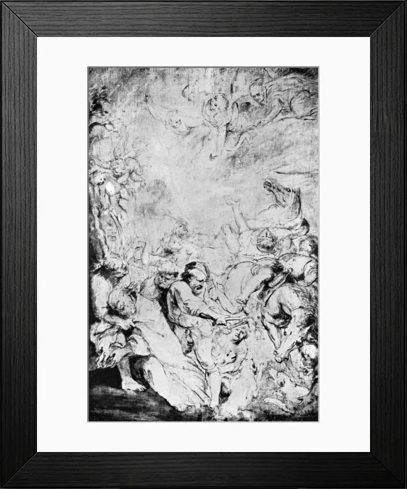 Framed Print : Sketch of the Martydom of St Livinus, c1633, (1933). Artist: Peter Paul Rubens Framed Print : Sketch of the Martydom of St Livinus, c1633, (1933). Artist: Peter Paul Rubens