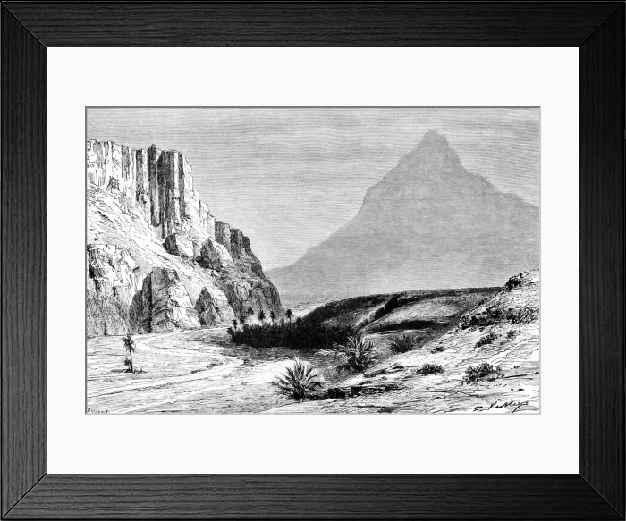 Framed Print : Web El-Halluf, near Figuig, Morocco, 1895 Framed Print : Web El-Halluf, near Figuig, Morocco, 1895