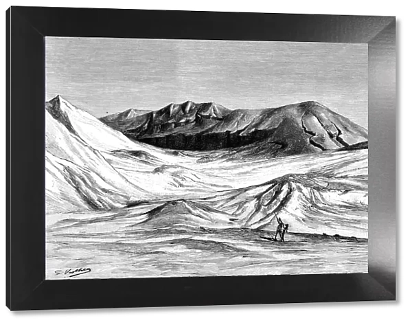 Jebel Khanfusa, the Sahara Desert, North Africa, 1895. Artist: Barbant