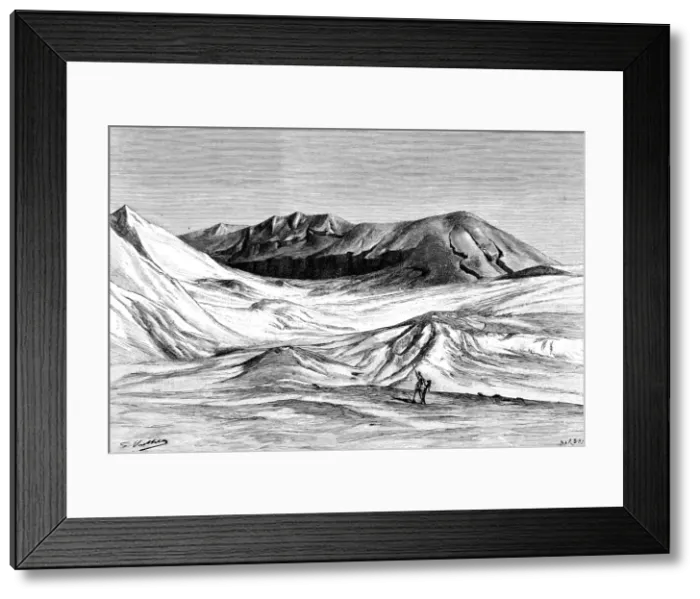 Framed Print : Jebel Khanfusa, the Sahara Desert, North Africa, 1895. Artist: Barbant Framed Print : Jebel Khanfusa, the Sahara Desert, North Africa, 1895. Artist: Barbant