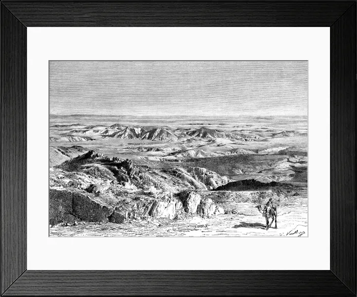 Framed Print : The Sahara Desert, North Africa, 1895. Artist: Barbant Framed Print : The Sahara Desert, North Africa, 1895. Artist: Barbant