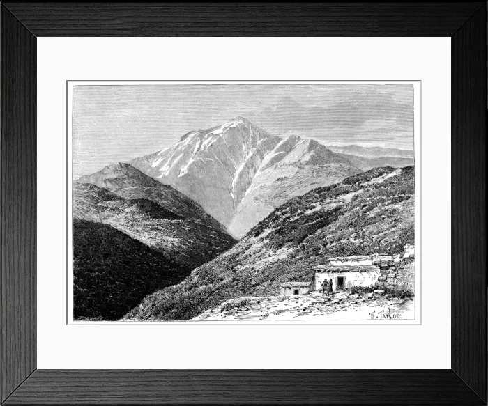 Framed Print : Jebel Tiza, North Africa, 1895. Artist: Barbant Framed Print : Jebel Tiza, North Africa, 1895. Artist: Barbant