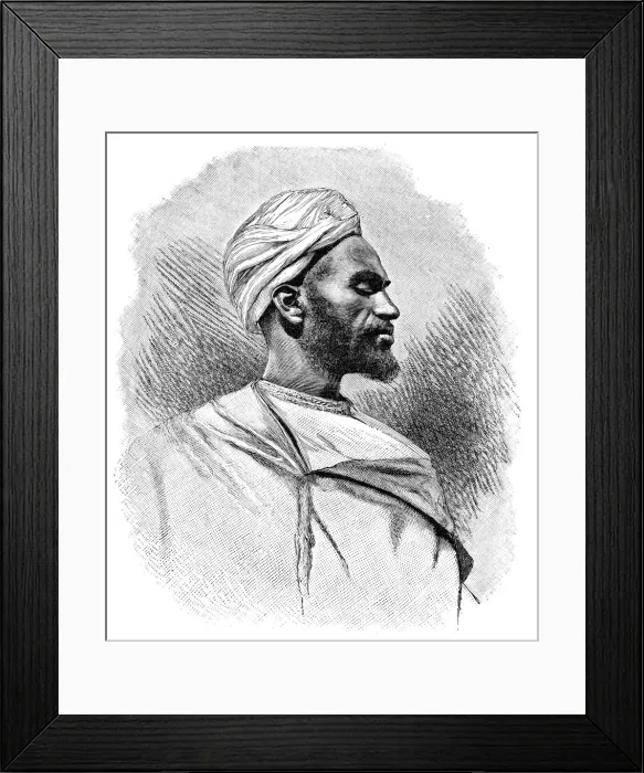 Framed Print : An Arab camel driver, North Africa, 1895. Artist: Henri Thiriat Framed Print : An Arab camel driver, North Africa, 1895. Artist: Henri Thiriat