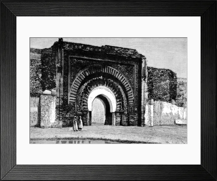 Framed Print : The Christians Gate, Morocco, 1895