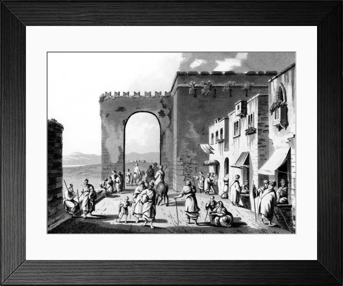 Framed Print : Bethlehem, Israel, c1st century, 1830 Framed Print : Bethlehem, Israel, c1st century, 1830