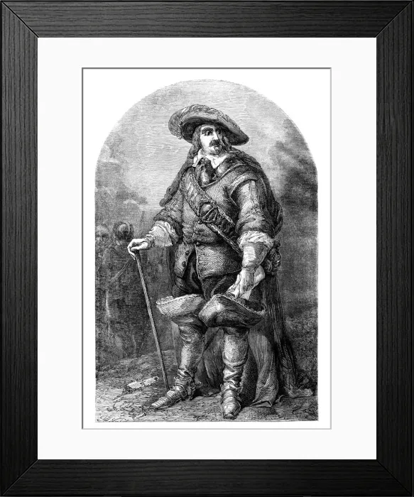 Framed Print : Oliver Cromwell (1599-1658), c18th century (c1902) Framed Print : Oliver Cromwell (1599-1658), c18th century (c1902)