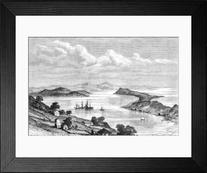 Framed Print : Golden Horn Bay, Russia, 1895 Framed Print : Golden Horn Bay, Russia, 1895