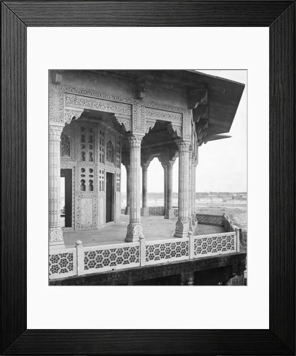 Framed Print : Jasmine Tower, Agra Fort, Agra, India, early 20th century. Artist: H Hands & Son Framed Print : Jasmine Tower, Agra Fort, Agra, India, early 20th century. Artist: H Hands & Son