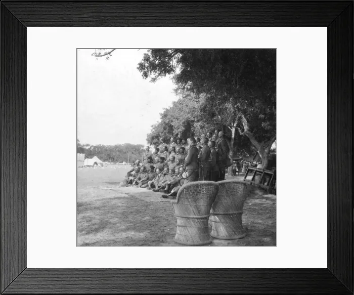 Framed Print : HM Amir, Lord Kitchener and staff, Agra, India, 1900s. Artist: H Hands & Son Framed Print : HM Amir, Lord Kitchener and staff, Agra, India, 1900s. Artist: H Hands & Son