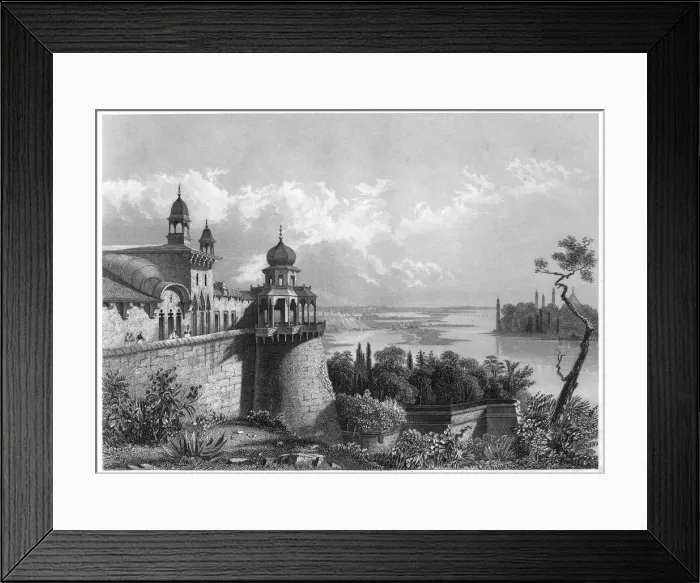 Framed Print : The Palace at Agra, c1860 Framed Print : The Palace at Agra, c1860