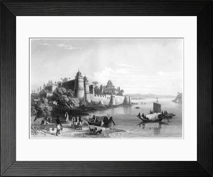 Framed Print : View of Allahabad, showing the fort, c1860 Framed Print : View of Allahabad, showing the fort, c1860
