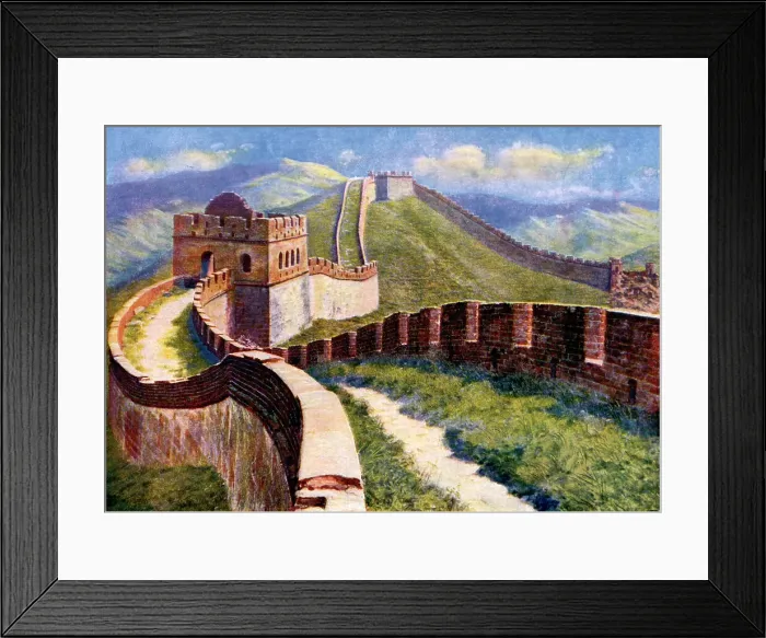 Framed Print : The Great Wall of China, 1933-1934 Framed Print : The Great Wall of China, 1933-1934