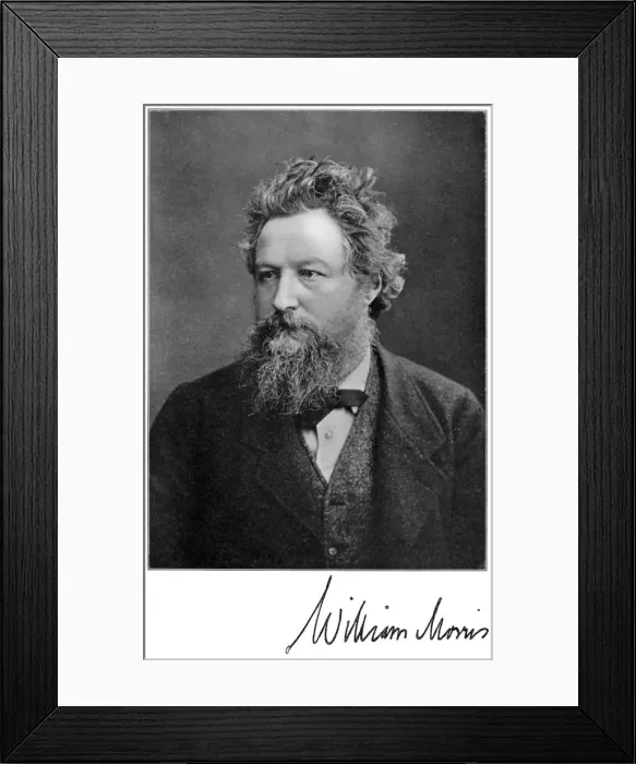 Framed Print : William Morris, 19th-century English artist, writer, socialist and activist, (1901) Framed Print : William Morris, 19th-century English artist, writer, socialist and activist, (1901)