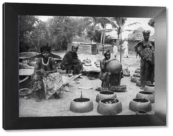 Fanti women making earthenware, Elmina, Ghana, 1922. Artist: PA McCann