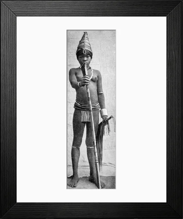Framed Print : A Nigerian girl dressed in her wedding finery, 1922. Artist: Northcote Thomas Framed Print : A Nigerian girl dressed in her wedding finery, 1922. Artist: Northcote Thomas