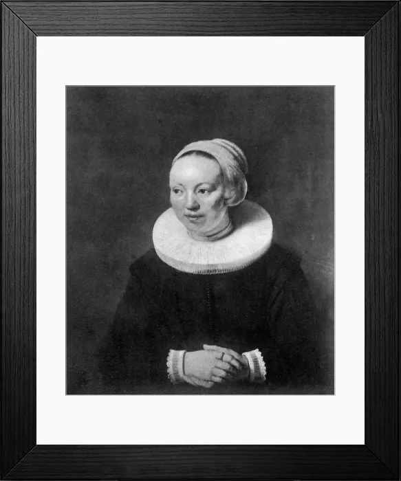 Framed Print : The wife of Nicolas Berghem, 1647, (1901) Framed Print : The wife of Nicolas Berghem, 1647, (1901)