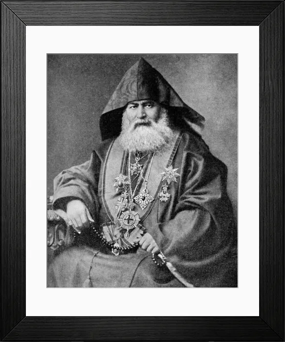 Framed Print : Armenian Patriarch, leader of the oldest national christian church, 1922 Framed Print : Armenian Patriarch, leader of the oldest national christian church, 1922