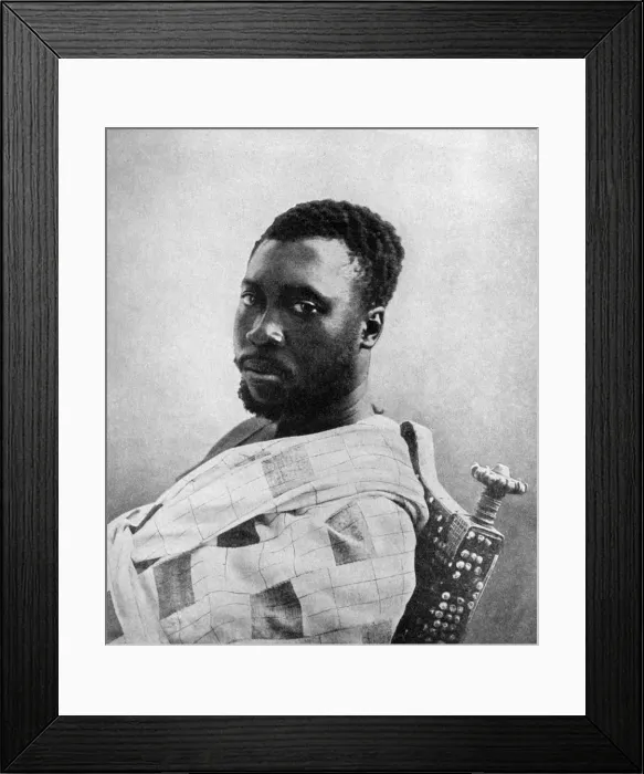 Framed Print : Prempeh, last of the Ashanti kings, Ghana, 1922. Artist: PA McCann Framed Print : Prempeh, last of the Ashanti kings, Ghana, 1922. Artist: PA McCann