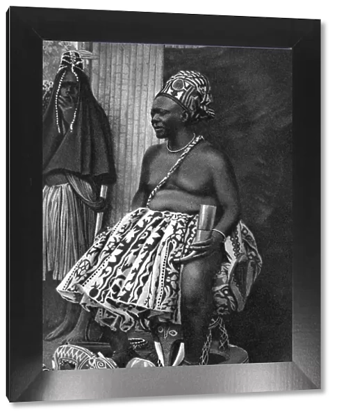 King Basu Fondong of Cameroon, Africa, 1922
