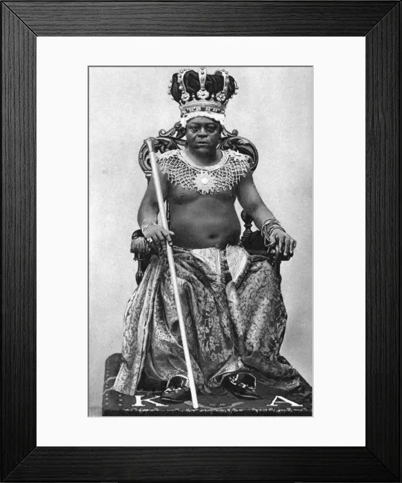 Framed Print : King Archibong II of Gambia, Africa, 1922 Framed Print : King Archibong II of Gambia, Africa, 1922