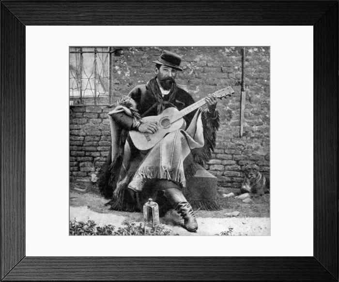 Framed Print : A gaucho, Argentina, 1922 Framed Print : A gaucho, Argentina, 1922