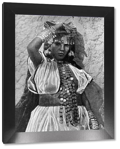 A dancer in Biskra, Algeria, 1922. Artist: Crete