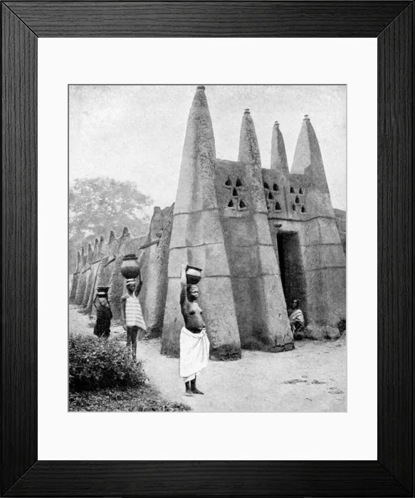 Framed Print : Ashanti architecture, Ghana, 1922Artist: PA McCann Framed Print : Ashanti architecture, Ghana, 1922Artist: PA McCann
