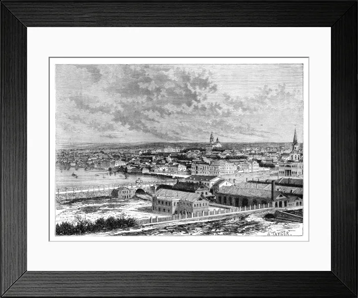 Framed Print : Yekaterinburg, Russia, 1895 Framed Print : Yekaterinburg, Russia, 1895