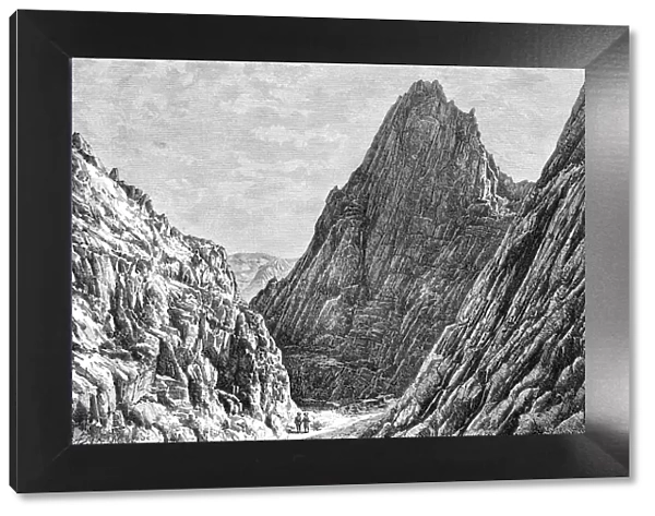 The Lataband Pass, Afghanistan, 1895. Artist: Bertrand