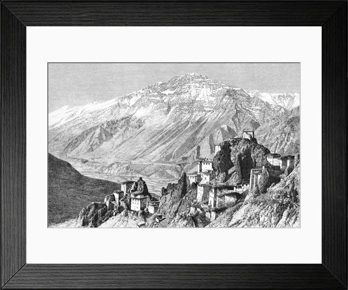 Framed Print : Dankar, Lahul and Spiti, India, 1895. Artist: Armand Kohl Framed Print : Dankar, Lahul and Spiti, India, 1895. Artist: Armand Kohl