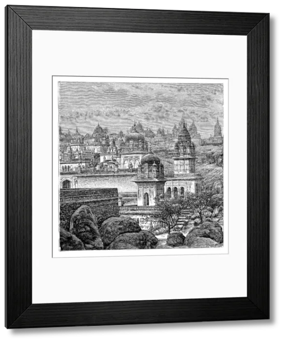 Framed Print : Jaina temples, Junagadh, Gujarat, India, 1895 Framed Print : Jaina temples, Junagadh, Gujarat, India, 1895