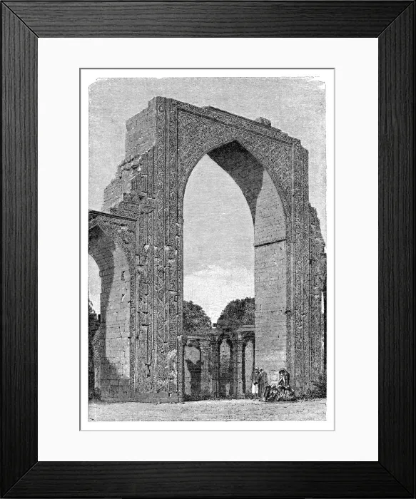 Framed Print : The Kutal Mosque, Delhi district, India, 1895 Framed Print : The Kutal Mosque, Delhi district, India, 1895
