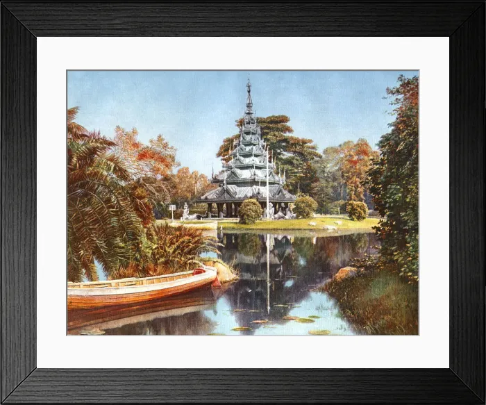 Framed Print : The Pagoda, Eden Gardens, Calcutta, India, early 20th century Framed Print : The Pagoda, Eden Gardens, Calcutta, India, early 20th century