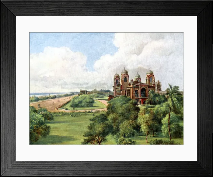 Framed Print : The Marina, Madras, India, early 20th century Framed Print : The Marina, Madras, India, early 20th century